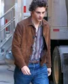 Timothee Chalamet A Complete Unknown Brown Suede Jacket
