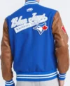 Toronto Blue Jays Blue And Brown Letterman Jacket
