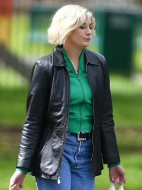Toxic Town Jodie Whittaker Black Jacket Side