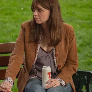 Toxic Town S01 Aimee Lou Wood Brown Blazer