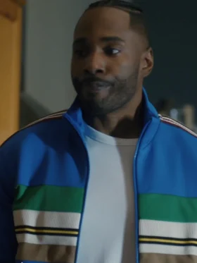 Tristan SkyMed S03 Blue Striped Zip Jacket