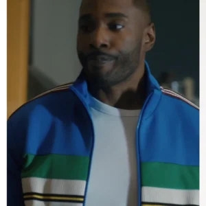 Tristan SkyMed S03 Blue Striped Zip Jacket