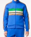 Tristan SkyMed S03 Blue Striped Zip Jacket For Sale