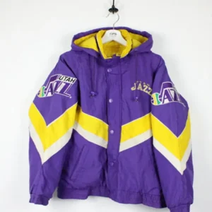 Utah Jazz Purple Starter Vintage Jacket