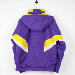 Utah Jazz Purple Starter Vintage Jacket Back