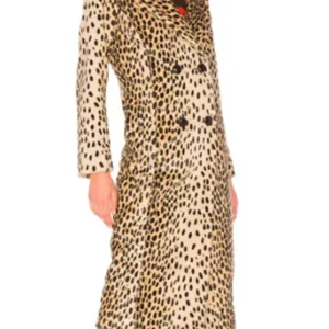 Vanessa Morgan Wild Cards S02 Leopard Coat For Sale