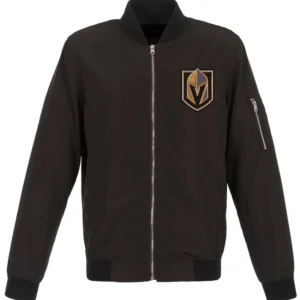 Vegas Golden Knights Black Bomber Jacket