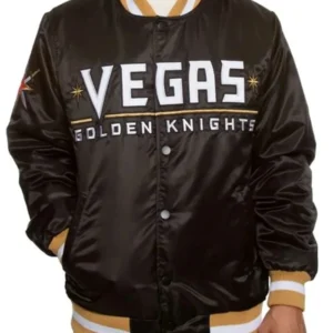 Vegas Golden Knights Bomber Satin Jacket