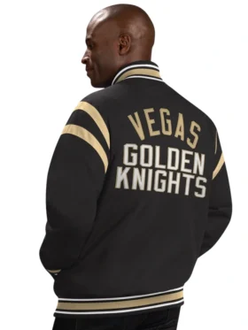 Vegas Golden Knights Bomber Varsity Jacket Back