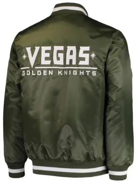 Vegas Golden Knights Green Starter Jacket Back