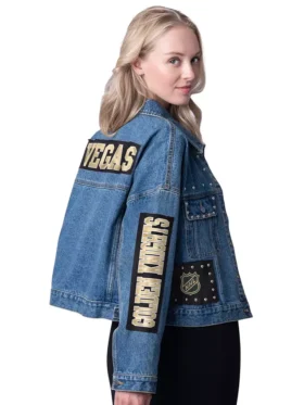 Vegas Golden Knights Trucker Jacket Back