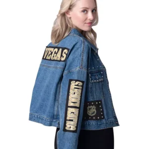 Vegas Golden Knights Trucker Jacket Back