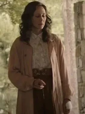 Vera Farmiga The Conjuring Last Rites Pink Coat