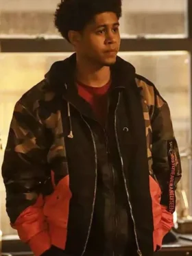 Victor Aguilar The Penguin Camouflage with Orange Jacket
