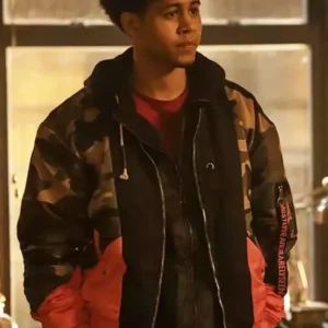 Victor Aguilar The Penguin Camouflage with Orange Jacket