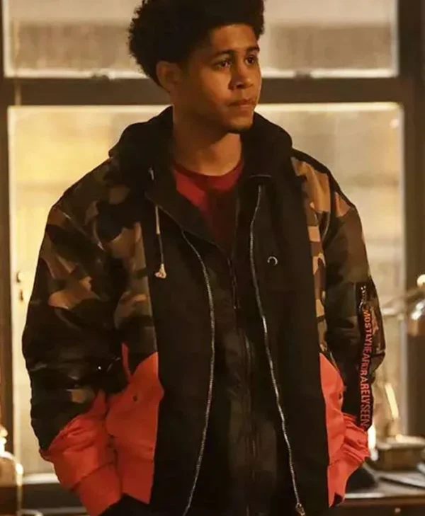 Victor Aguilar The Penguin Camouflage with Orange Jacket