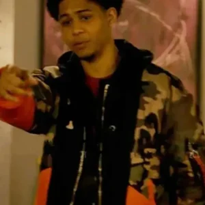 Victor Aguilar The Penguin Camouflage with Orange Jacket For Sale