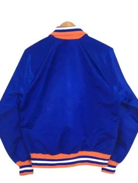 Vintage 90s New York Islanders Bomber Jacket Back
