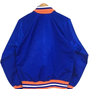 Vintage 90s New York Islanders Bomber Jacket Back
