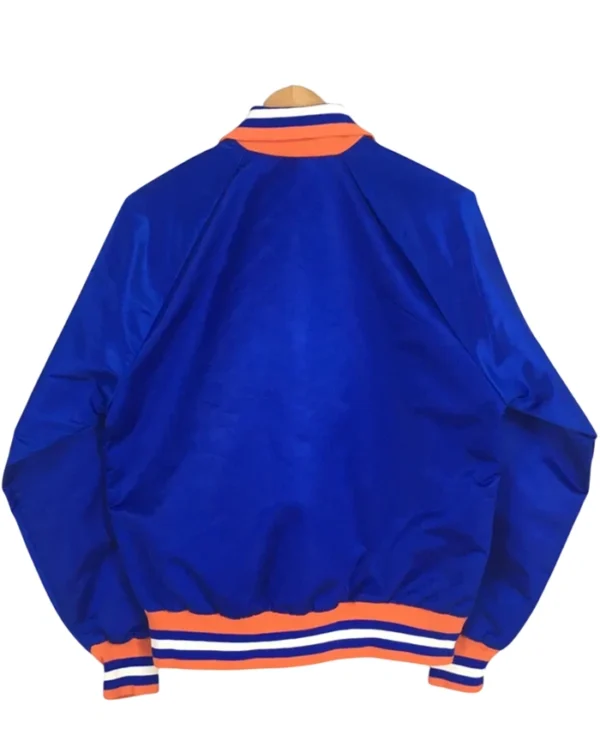 Vintage 90s New York Islanders Bomber Jacket Back