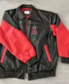 Vintage Bomber Angels Leather Jacket