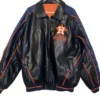 Vintage Bomber Astros Leather Jacket