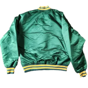 Vintage Starter Oakland As Bomber Jacket Back