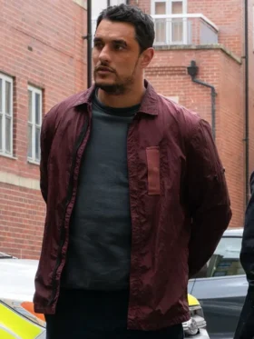 Virdee S01 Staz Nair Maroon Jacket