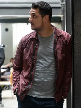 Virdee S01 Staz Nair Maroon Jacket Side