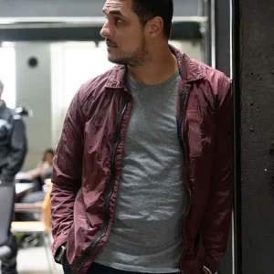 Virdee S01 Staz Nair Maroon Jacket Side