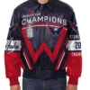 Washington Capitals Champions Leather Jacket