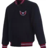 Washington Capitals Navy Blue Bomber Jacket