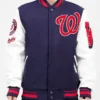 Washington Nationals Letterman Varsity Wool Jacket