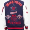 Washington Nationals Letterman Varsity Wool Jacket Back
