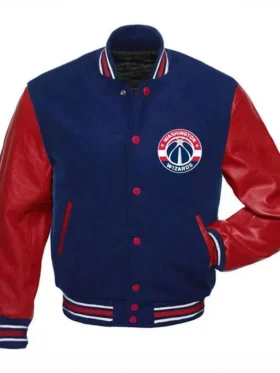Washington Wizards Leterman Wool Varsity Jacket