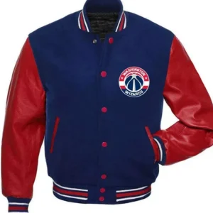 Washington Wizards Leterman Wool Varsity Jacket
