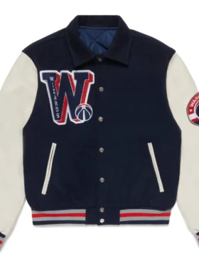 Washington Wizards Wool Varsity Full Snap Jacket