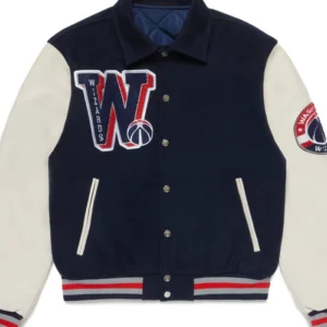 Washington Wizards Wool Varsity Full Snap Jacket