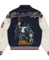 Washington Wizards Wool Varsity Full Snap Jacket Back 