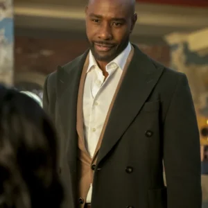 Watson S01 Morris Chestnut Green Long Coat Front