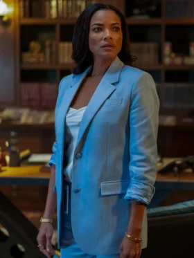 Watson S01 Rochelle Aytes Blue Blazer