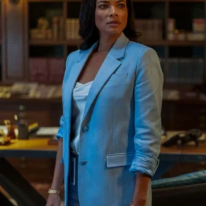 Watson S01 Rochelle Aytes Blue Blazer