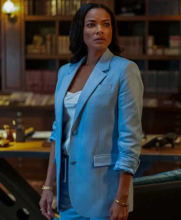Watson S01 Rochelle Aytes Blue Blazer