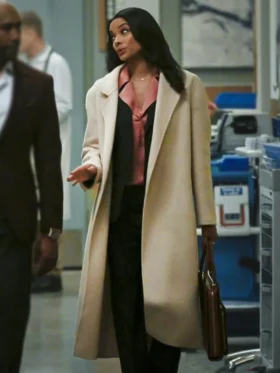 Watson S01 Rochelle Aytes Long Coat