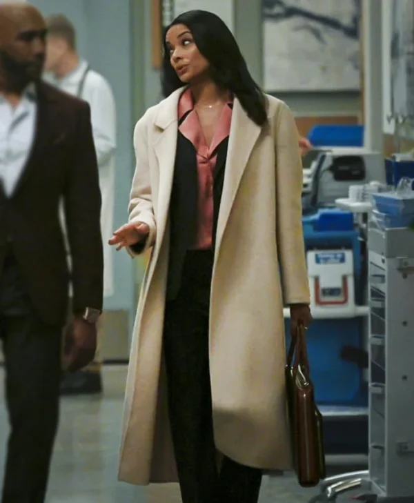 Watson S01 Rochelle Aytes Long Coat