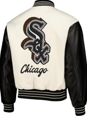 White And Black Chicago White Sox Varsity Jacket