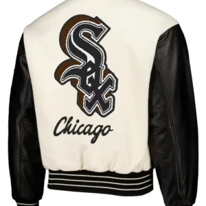 White And Black Chicago White Sox Varsity Jacket