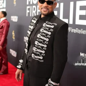 Will Smith 67th Annual Grammy Awards Military Jacket sale