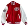 Willa Montreal Canadiens 1993 Red and White Varsity Jacket