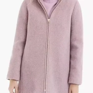 Willow Tait General Hospital Purple Wool Coat For Sale